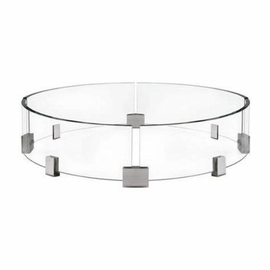 Picture of Victoria Round Patio Flame Table Windscreen