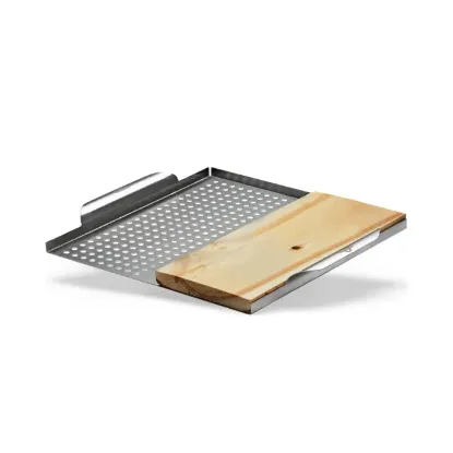 Picture of Stainless Steel Multi-functional Topper with Cedar Plank