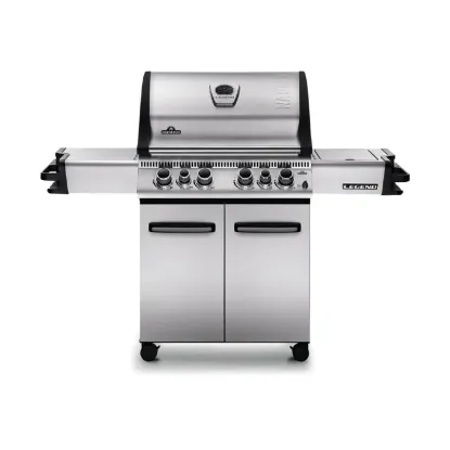 Picture of Legend 485 Propane Gas Grill with Infrared Side and Rear Burners, Stainless Steel