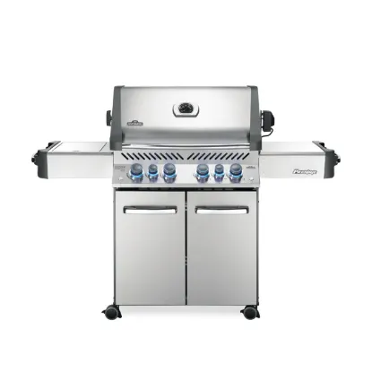 Picture of Prestige® 500 Natural Gas Grill with Infrared Side and Rear Burners, Stainless Steel