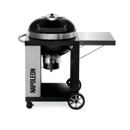 Picture of PRO CART Charcoal Kettle Grill, Black