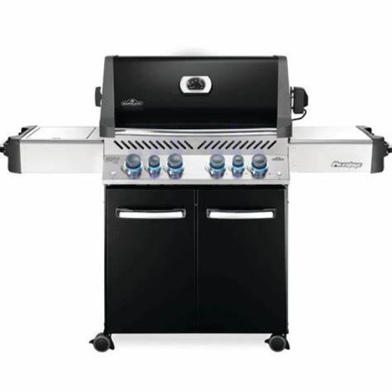 Picture of Prestige PRO™ 500 Propane Gas Grill with Infrared Rear and Side Burners, Black