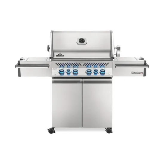 Picture of Prestige PRO™ 500 Propane Gas Grill with Infrared Rear and Side Burners, Stainless Steel