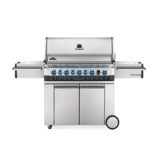 Picture of Prestige PRO™ 665 Natural Gas Grill with Infrared Rear and Side Burners, Stainless Steel