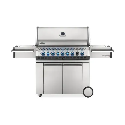 Picture of Prestige PRO™ 665 Propane Gas Grill with Infrared Rear and Side Burners, Stainless Steel