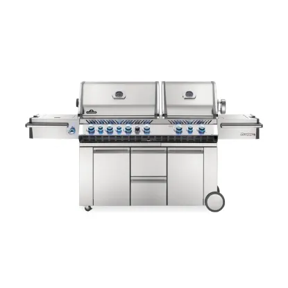 Picture of Prestige PRO™ 825 Propane Gas Grill with Power Side Burner and Infrared Rear & Bottom Burners, SS