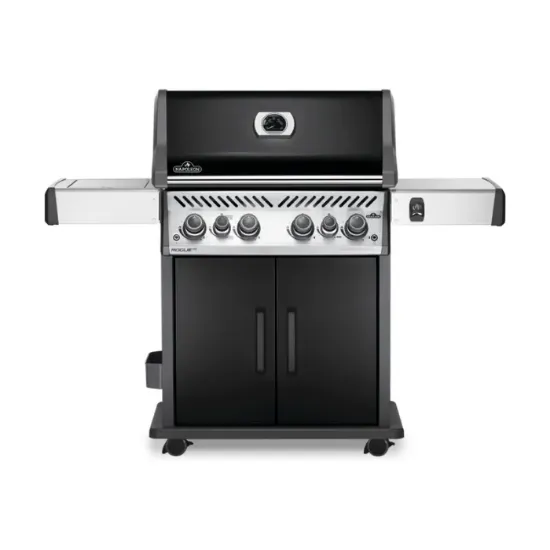 Picture of Rogue® SE 525 Propane Gas Grill with Infrared Rear and Side Burners, Black