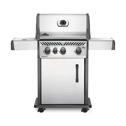 Picture of Rogue® XT 425 Propane Gas Grill with Infrared Side Burner, Stainless Steel