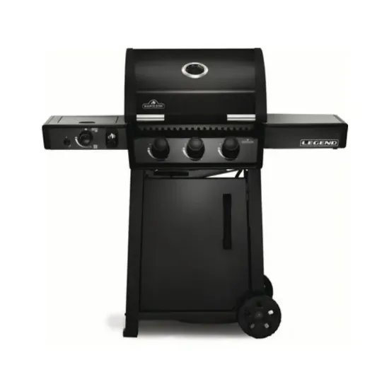 Picture of Legend 365 Propane Gas Grill with Infrared Side Burner,Black | Napoleon