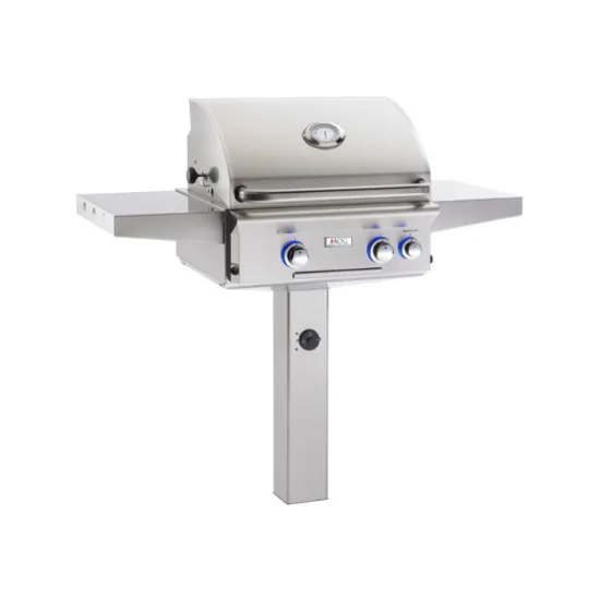 Picture of In Ground Post Mount Grill 24" L Series | AOG Grills;